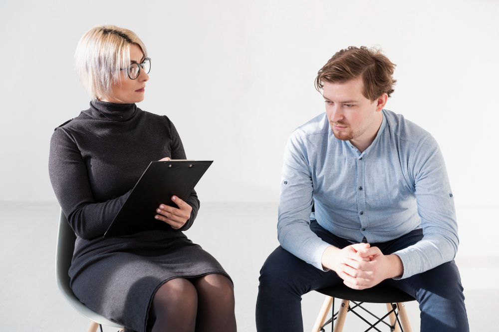 пациент с психогенной депрессией